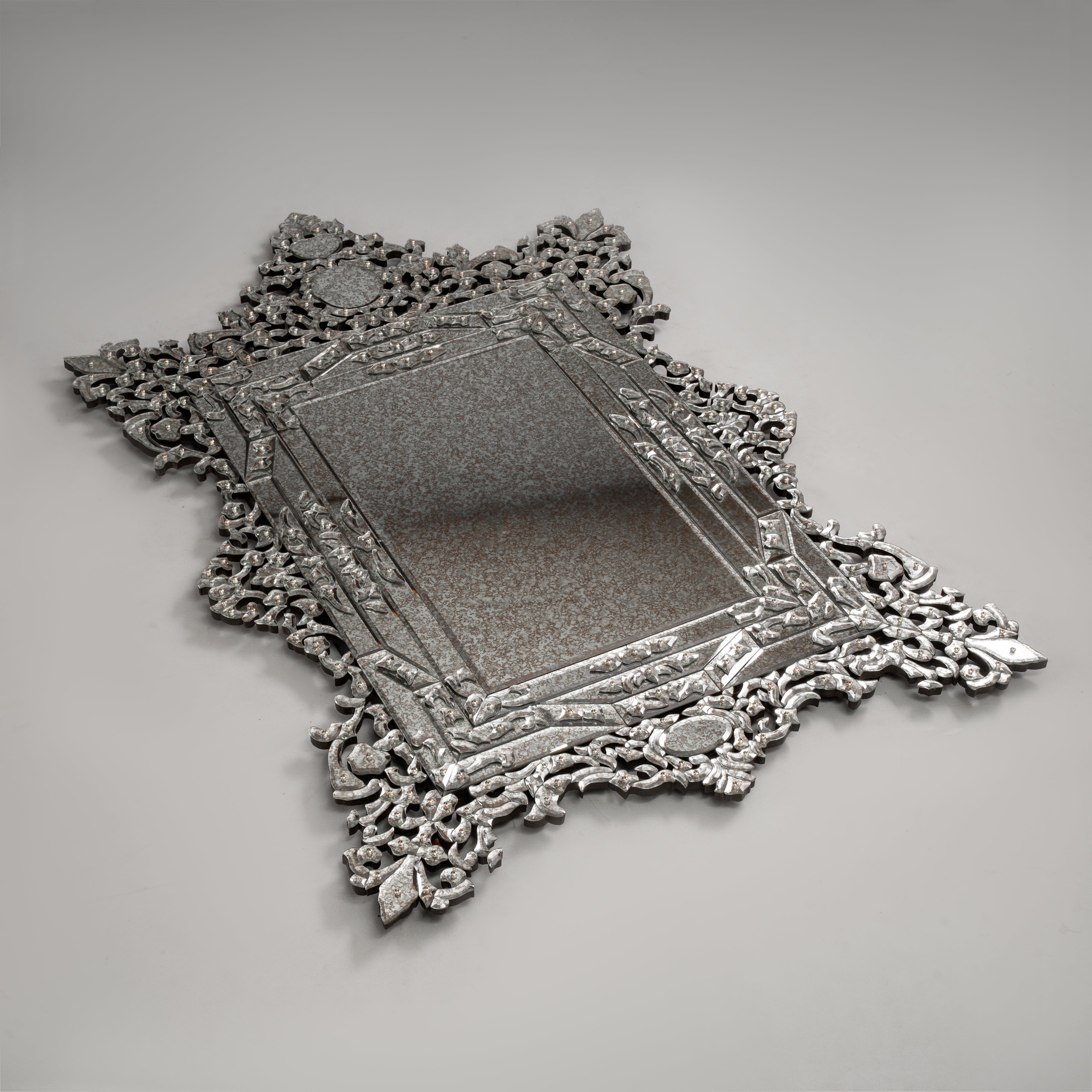Marano Mirror with Intricate Carved Detailing