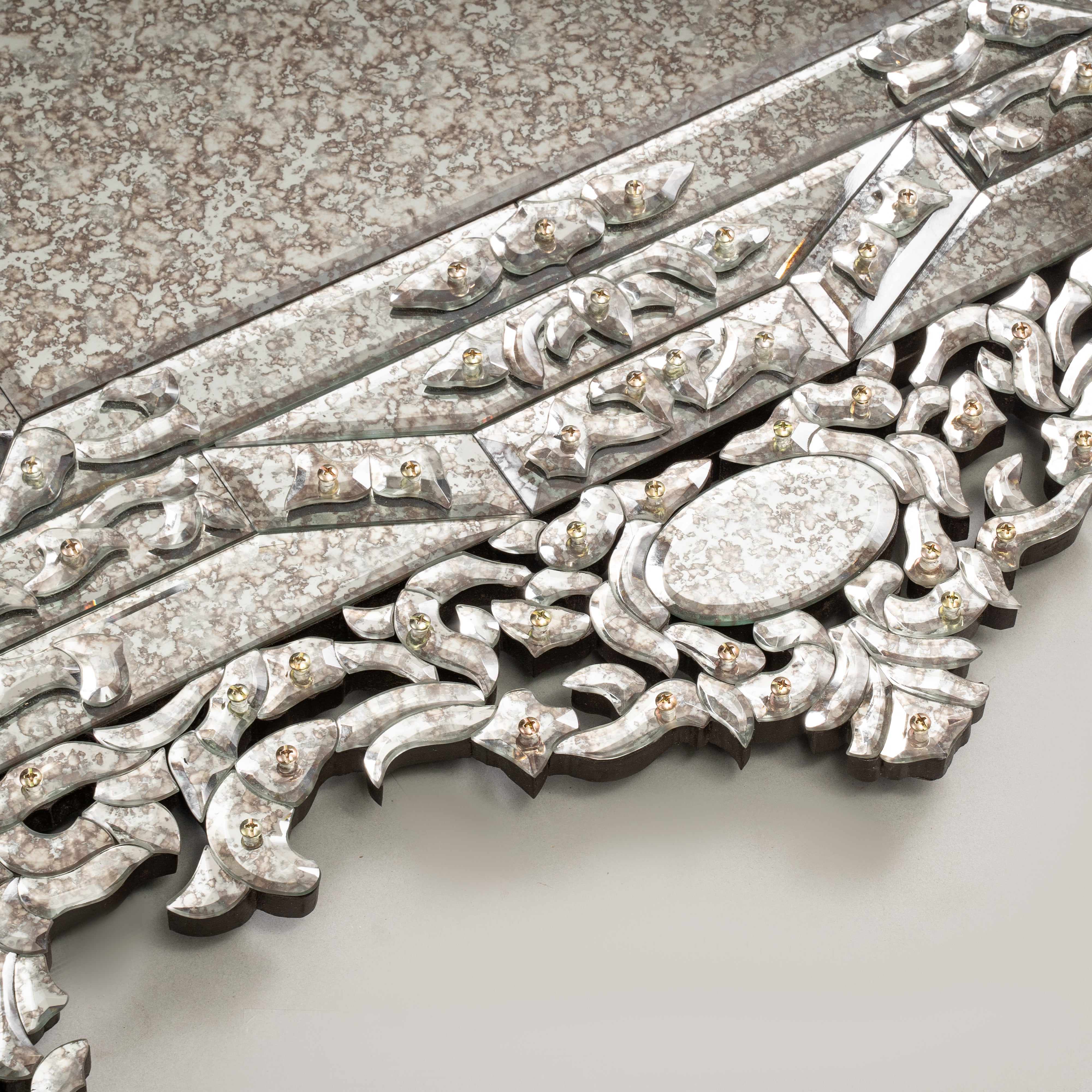 Marano Mirror with Intricate Carved Detailing